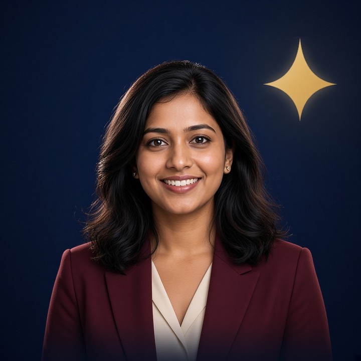 AI-generated portrait of Zoya, Consumer Results Analyst (AI analyst)